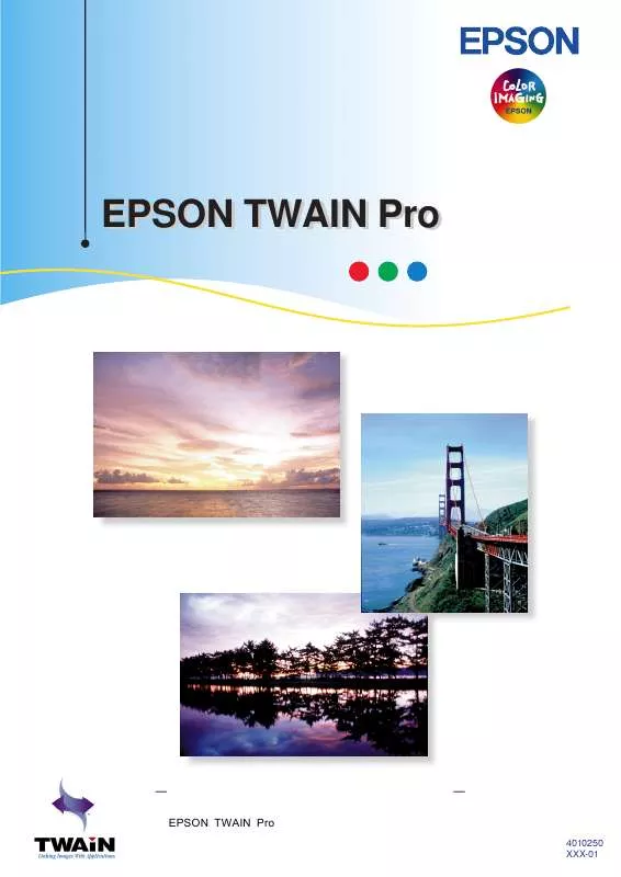 Mode d'emploi EPSON ES-8000