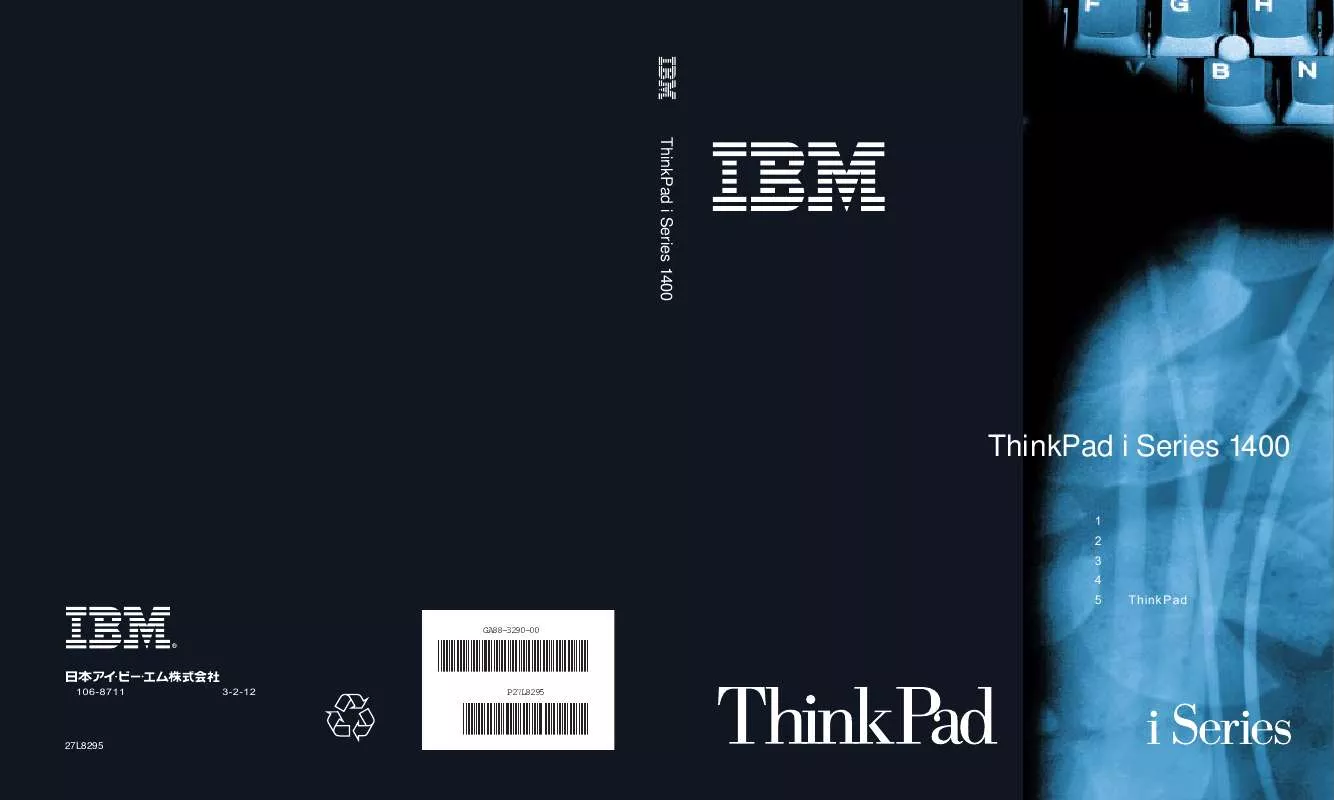 Mode d'emploi IBM THINKPAD I