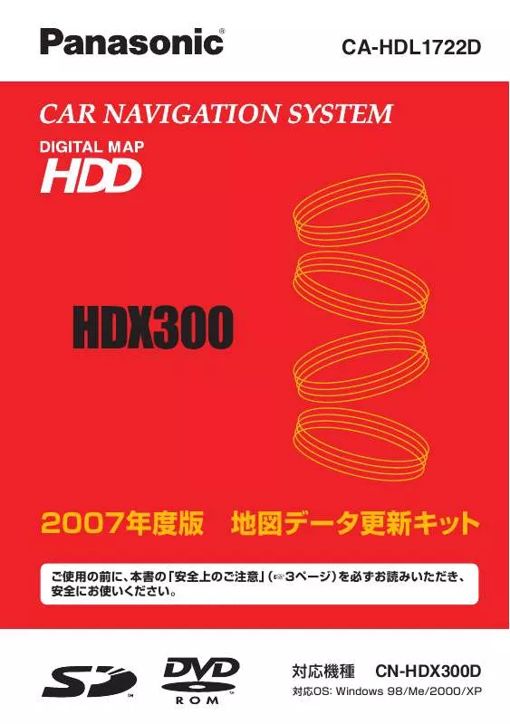 Mode d'emploi PANASONIC CA-HDL1722D（HDX300）