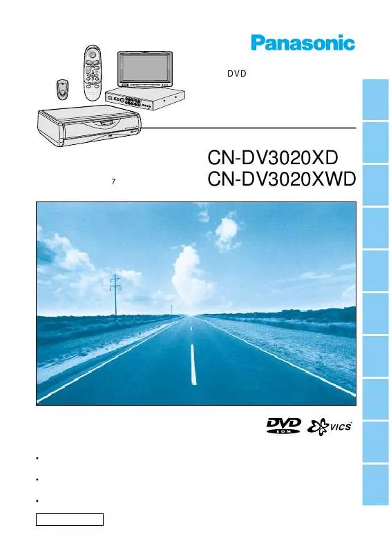 Mode d'emploi PANASONIC CN-DV3020XD
