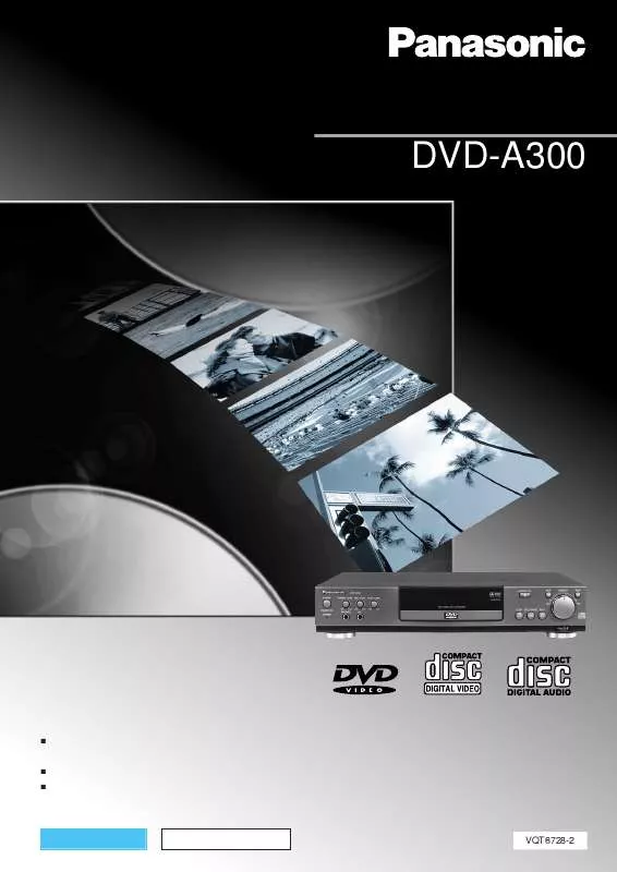 Mode d'emploi PANASONIC DVD-A300