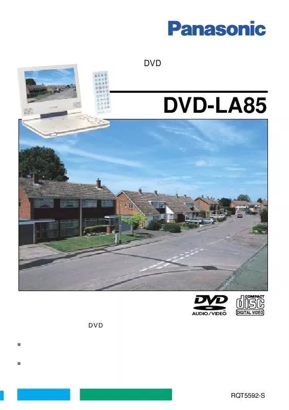 Mode d'emploi PANASONIC DVD-LA85