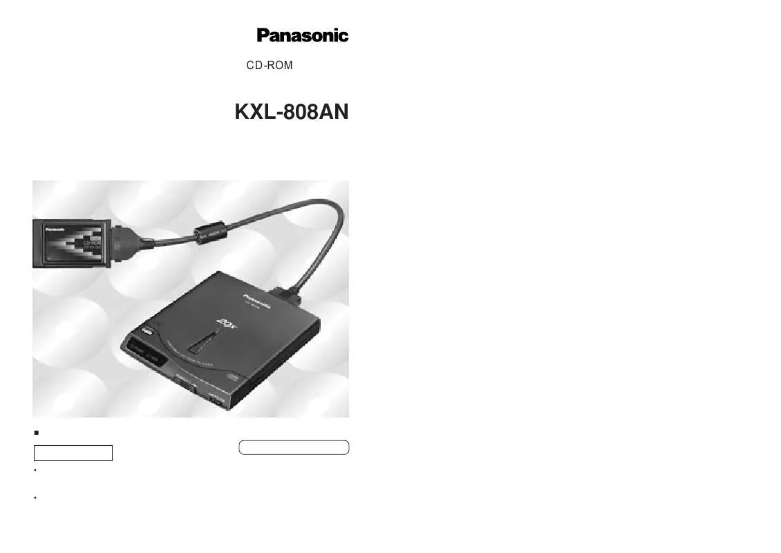 Mode d'emploi PANASONIC KXL-808AN