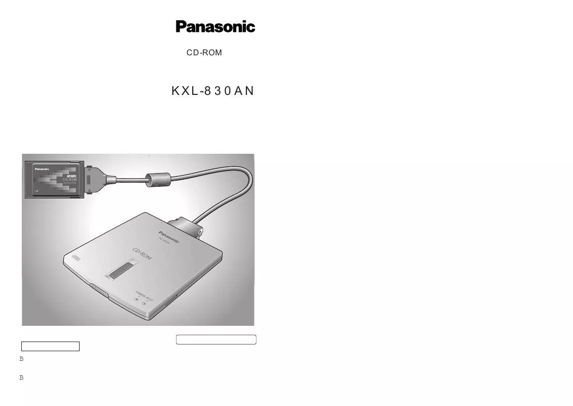 Mode d'emploi PANASONIC KXL-830AN