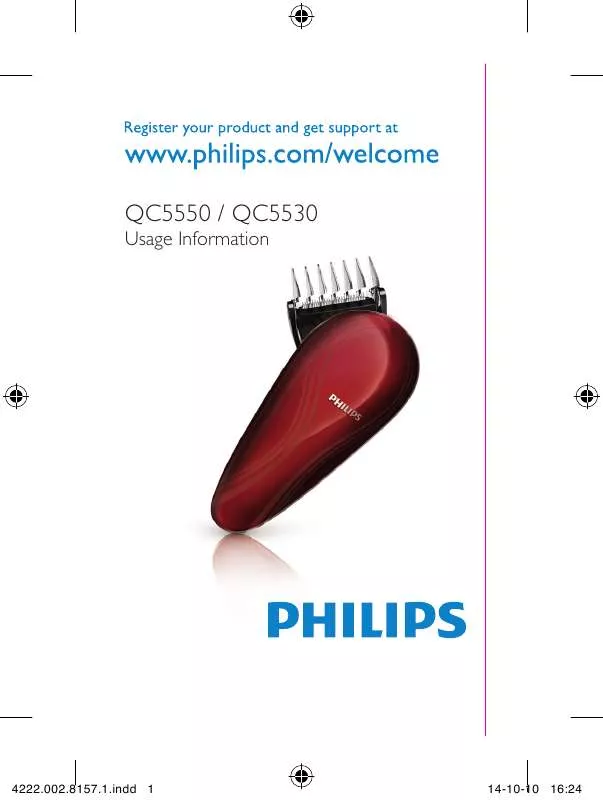 Mode d'emploi PHILIPS QC-5550