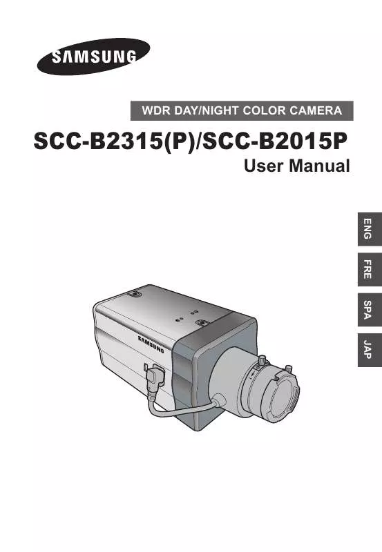 Mode d'emploi SAMSUNG SCC-B2015P