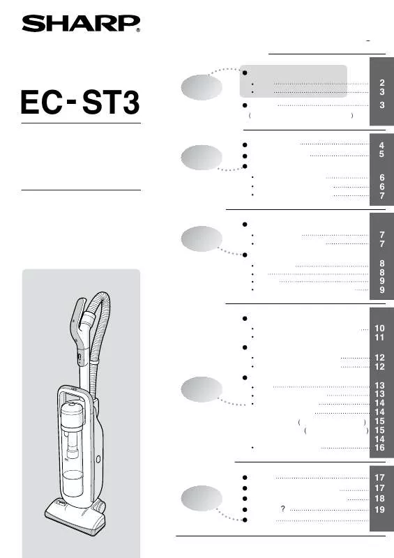 Mode d'emploi SHARP EC-ST3