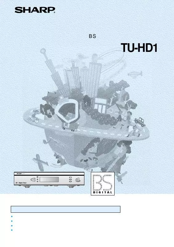 Mode d'emploi SHARP TU-HD1