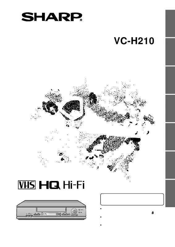 Mode d'emploi SHARP VC-H210