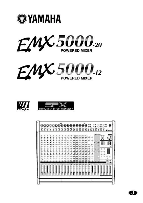 Mode d'emploi YAMAHA EMX5000-20/EMX5000-12