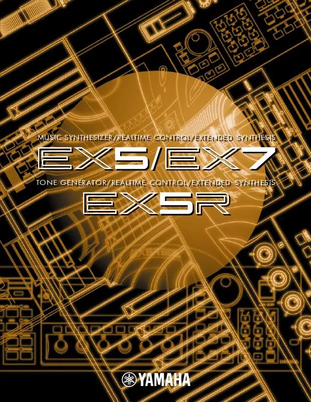 Mode d'emploi YAMAHA EX5/EX5R/EX7