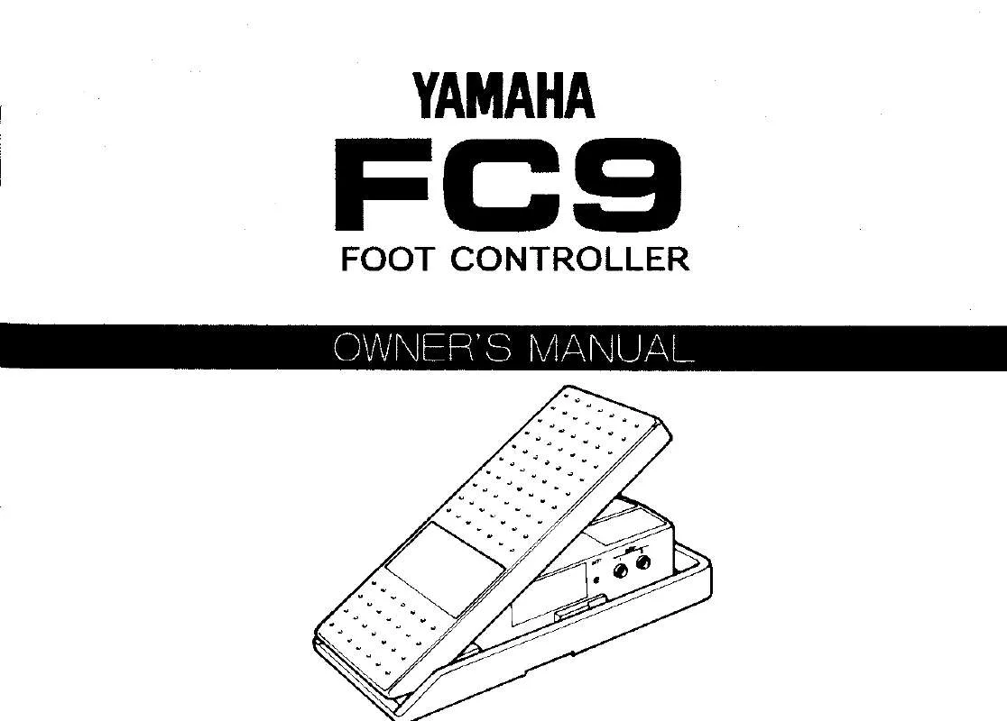 Mode d'emploi YAMAHA FC9