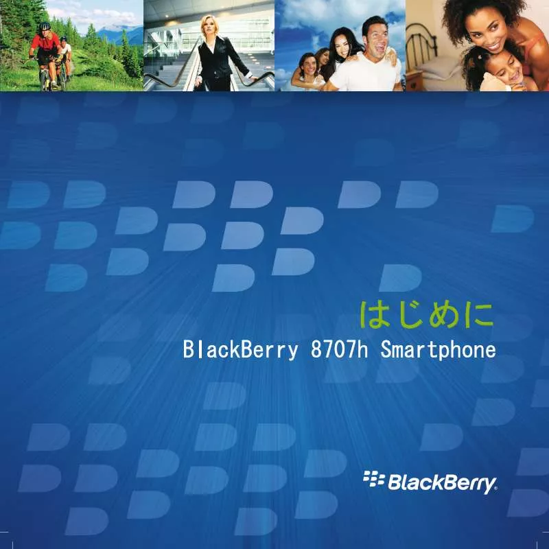 Mode d'emploi BLACKBERRY 8707H