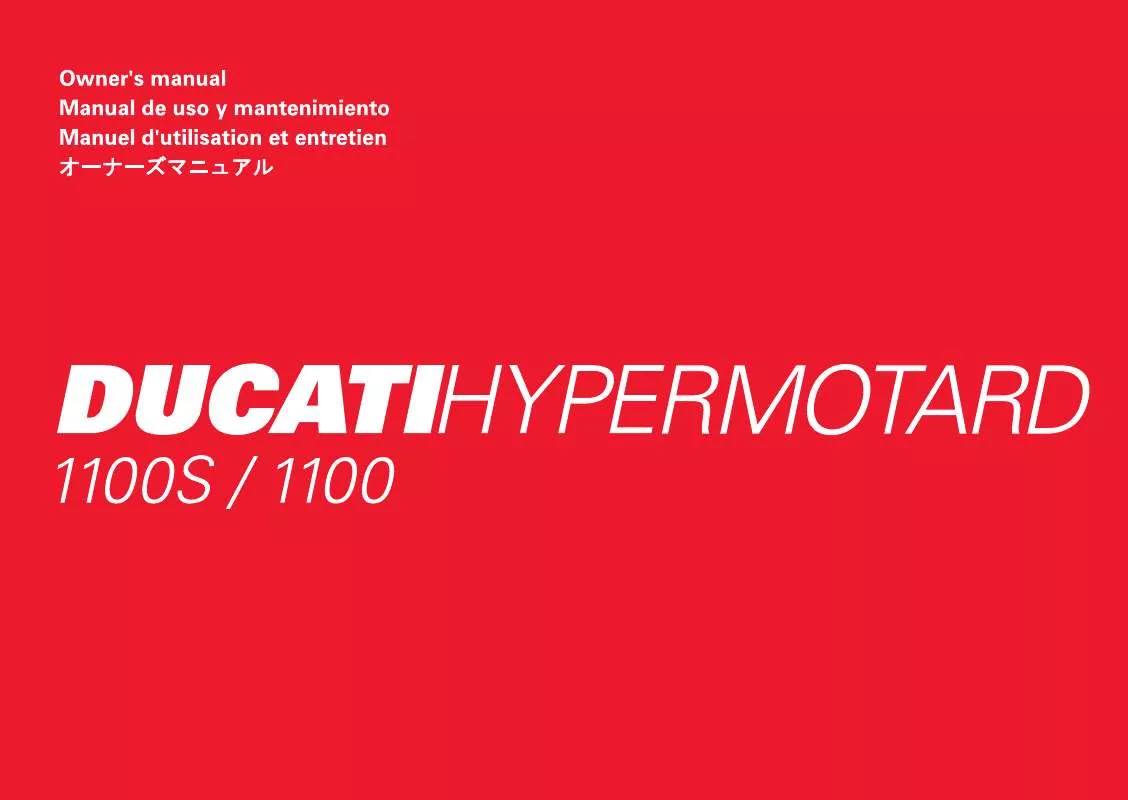 Mode d'emploi DUCATI HYPERMOTARD 1100 S