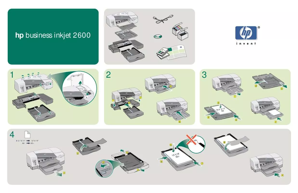 Mode d'emploi HP BUSINESS INKJET 2600