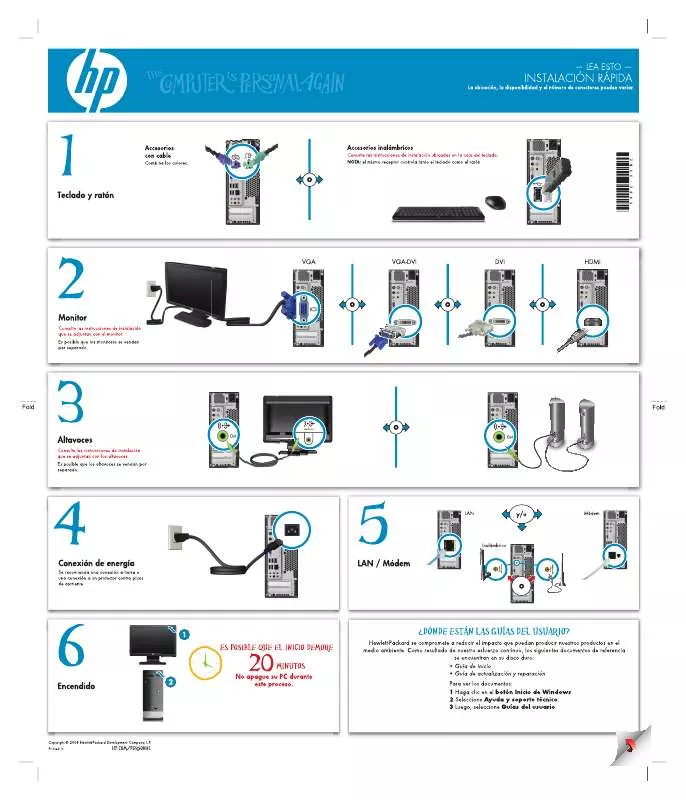 Mode d'emploi HP TOUCHSMART IQ700