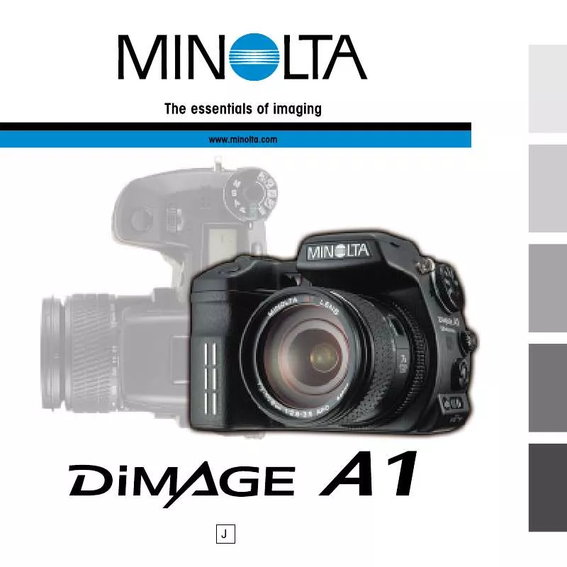 Mode d'emploi KONICA MINOLTA DIMAGE A1