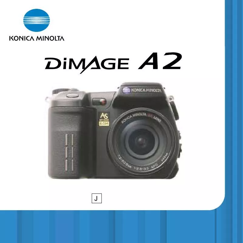 Mode d'emploi KONICA MINOLTA DIMAGE A2