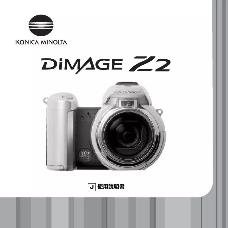 Mode d'emploi KONICA MINOLTA DIMAGE Z2