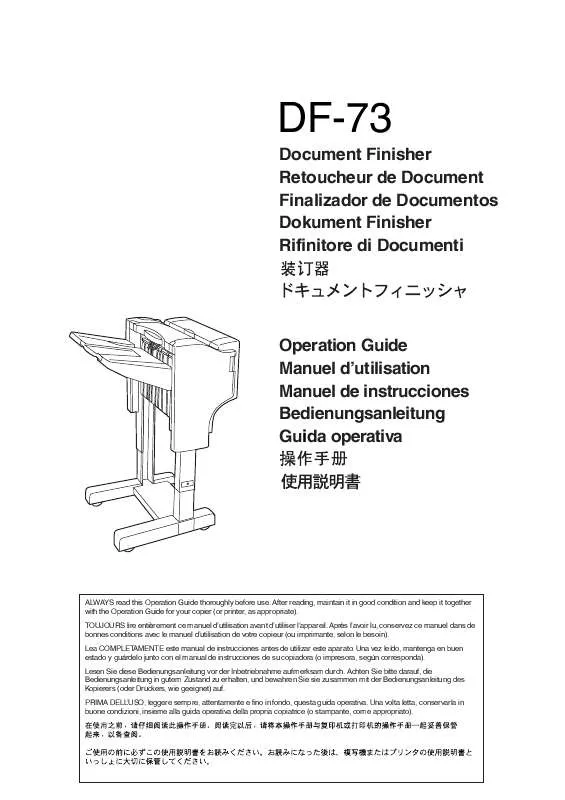 Mode d'emploi KYOCERA DF-73