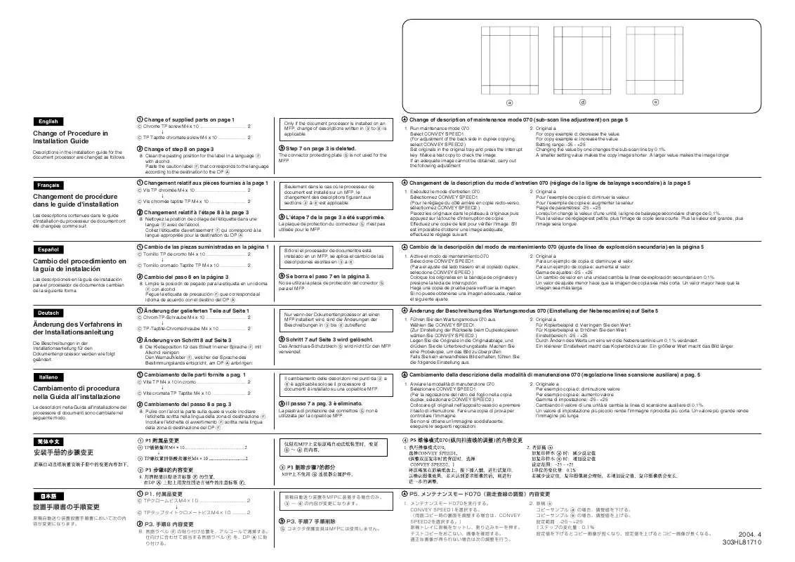 Mode d'emploi KYOCERA DP-410