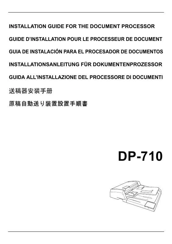 Mode d'emploi KYOCERA DP-710