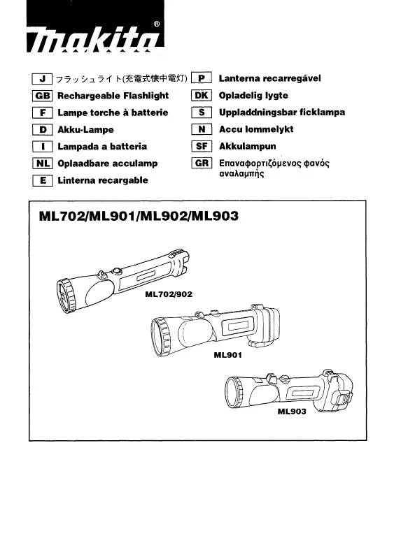 Mode d'emploi MAKITA ML902