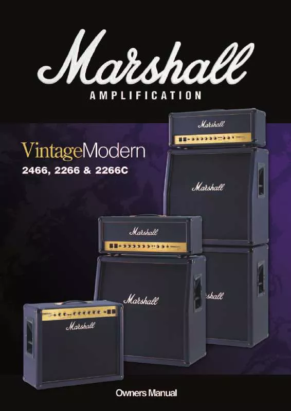 Mode d'emploi MARSHALL 2266