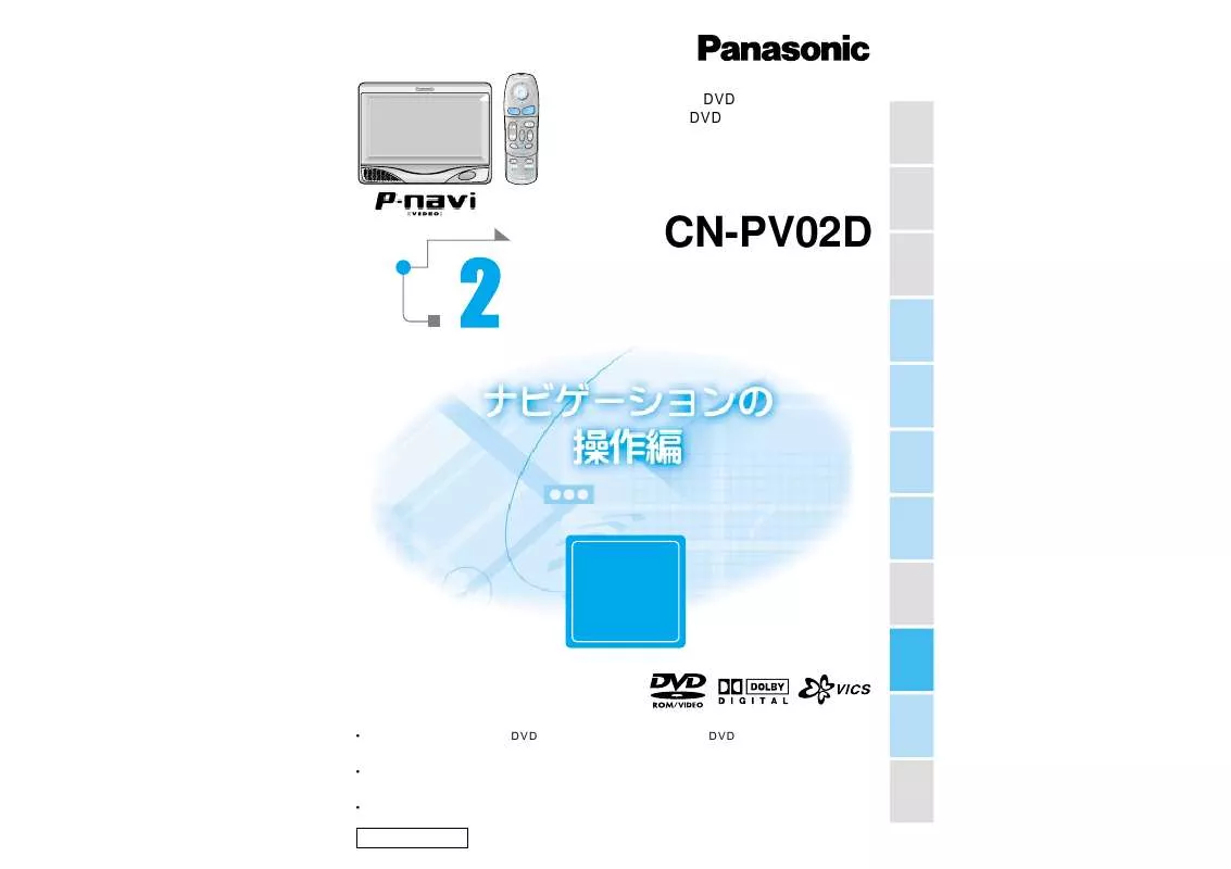 Mode d'emploi PANASONIC CN-PV02D