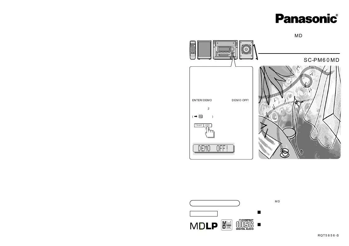 Mode d'emploi PANASONIC SC-PM60MD