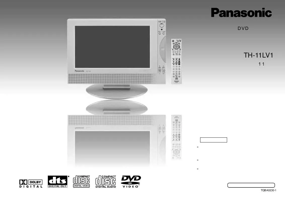 Mode d'emploi PANASONIC TH-11LV1