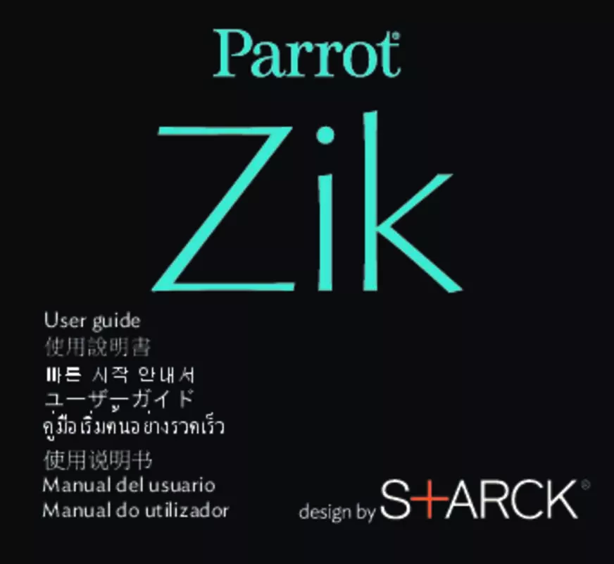 Mode d'emploi PARROT ZIK