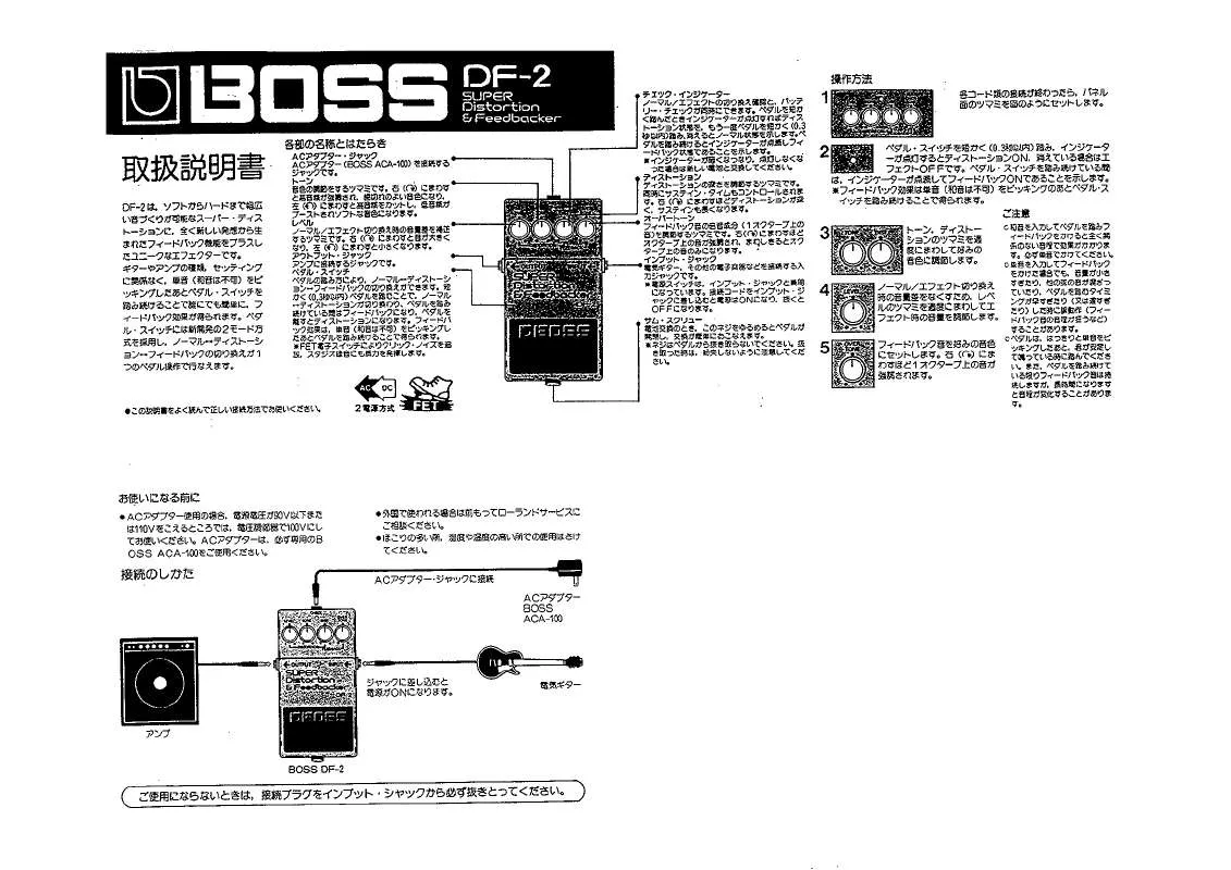 Mode d'emploi ROLAND DF-2