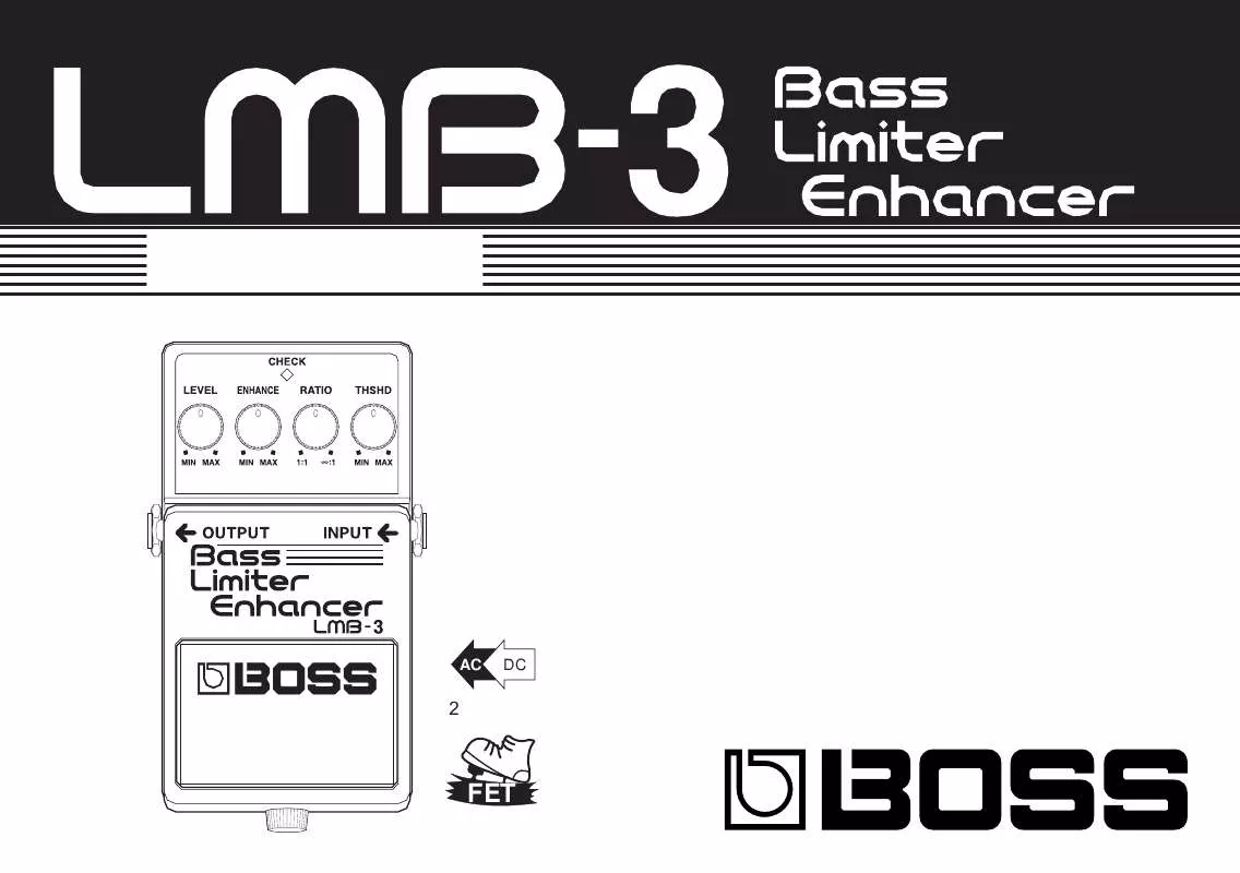 Mode d'emploi ROLAND LMB-3