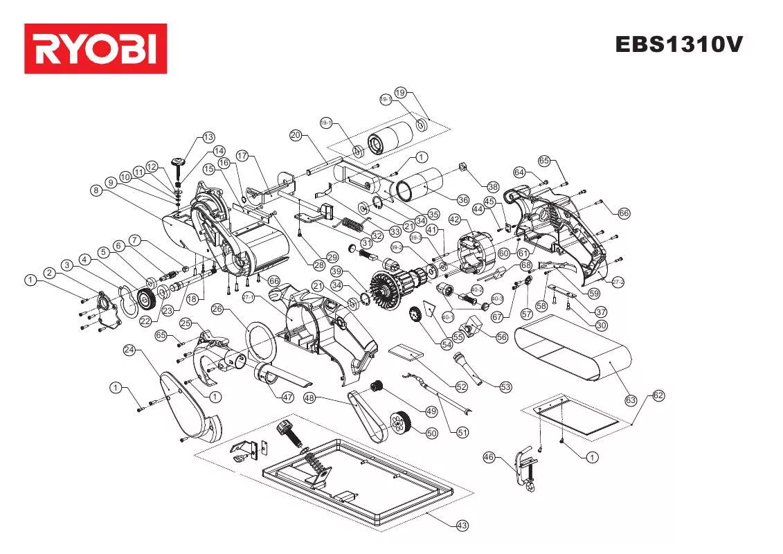 Mode d'emploi RYOBI EBS1310V