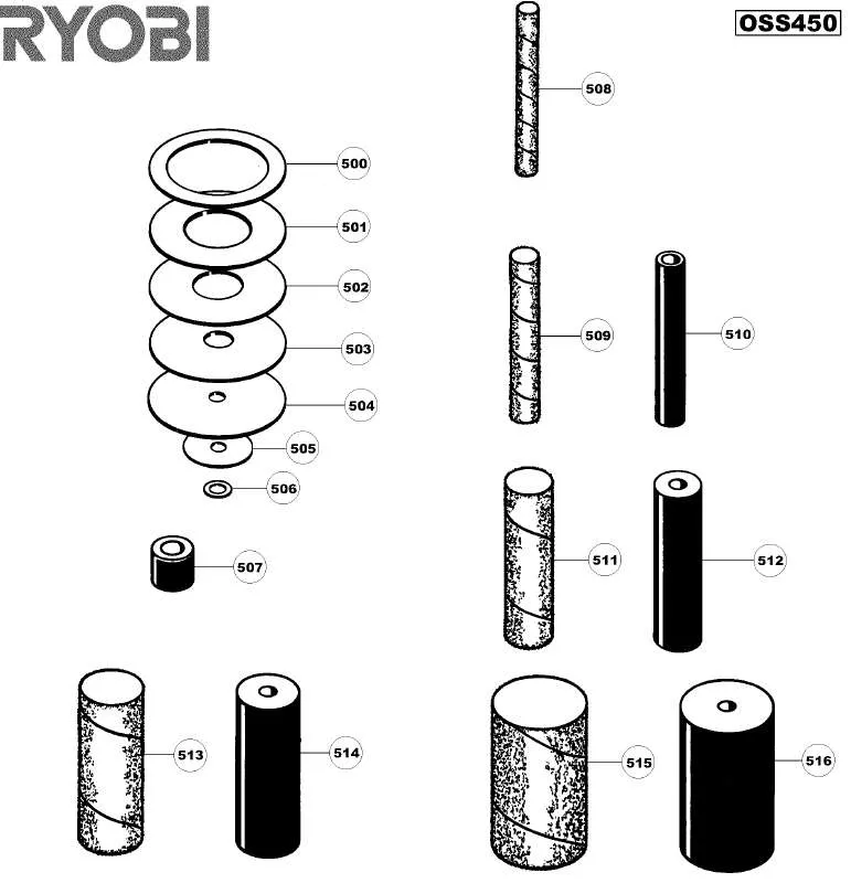 Mode d'emploi RYOBI OSS450