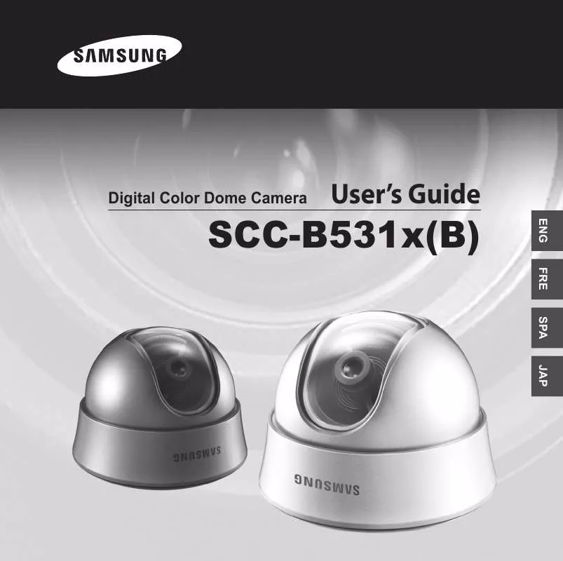 Mode d'emploi SAMSUNG SCC-B5311BP