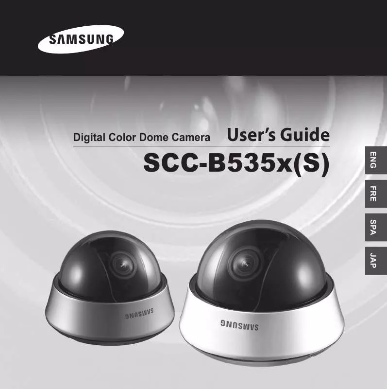 Mode d'emploi SAMSUNG SCC-B5352P