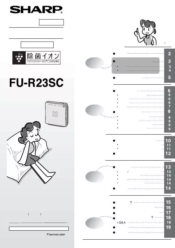 Mode d'emploi SHARP FU-R23SC