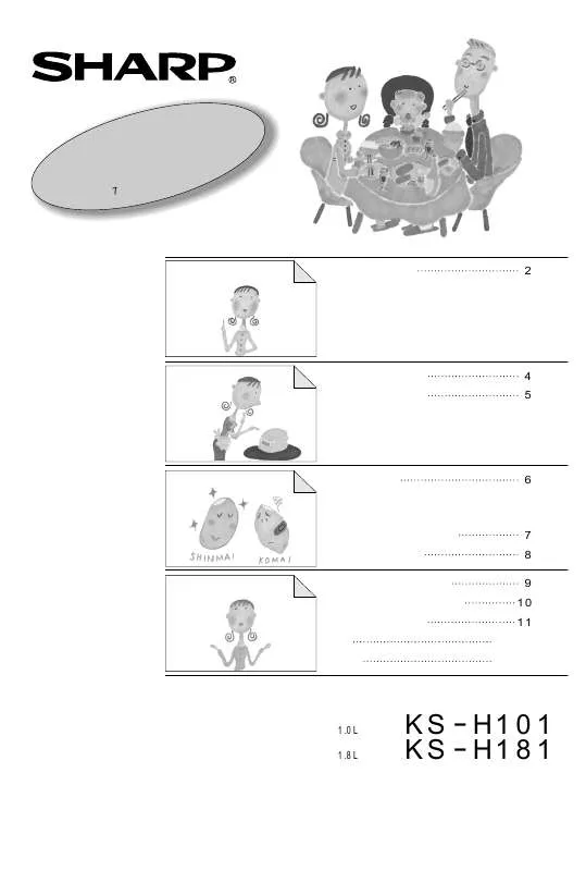 Mode d'emploi SHARP KS-H181