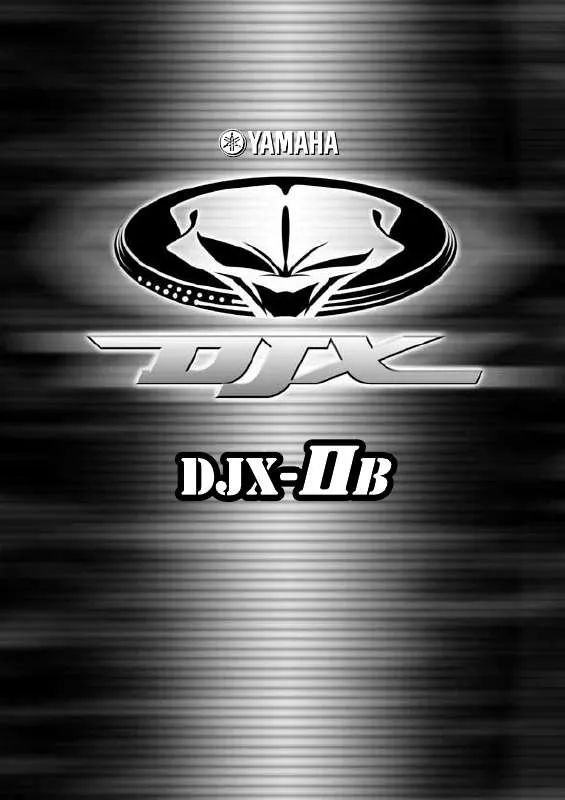 Mode d'emploi YAMAHA DJX-IIB