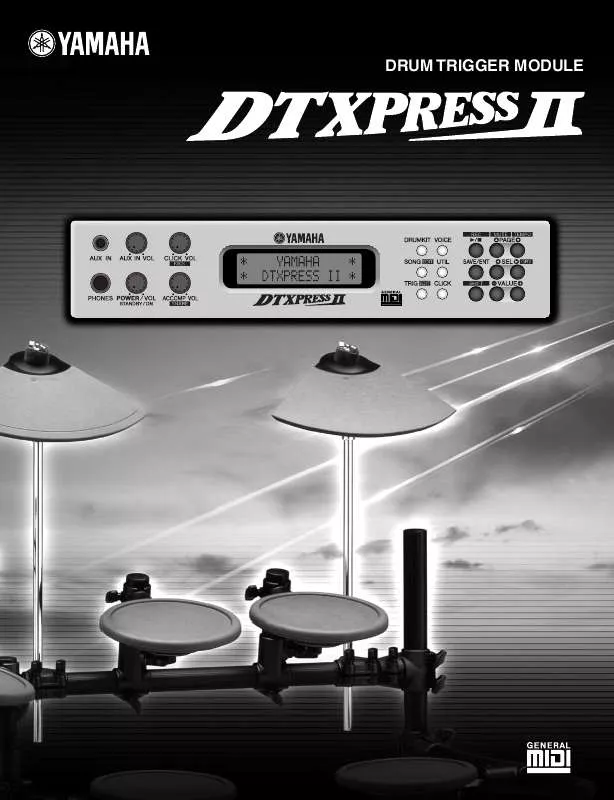 Mode d'emploi YAMAHA DTXPRESS II