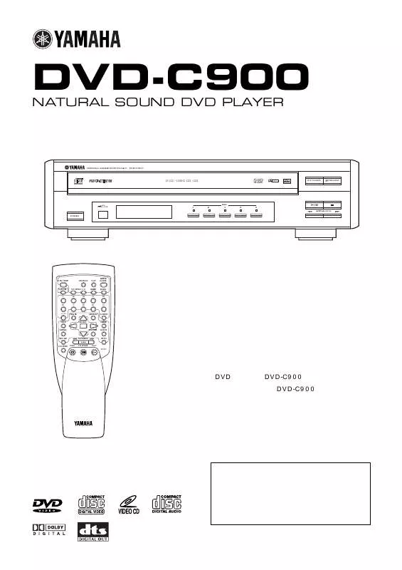 Mode d'emploi YAMAHA DVD-C900