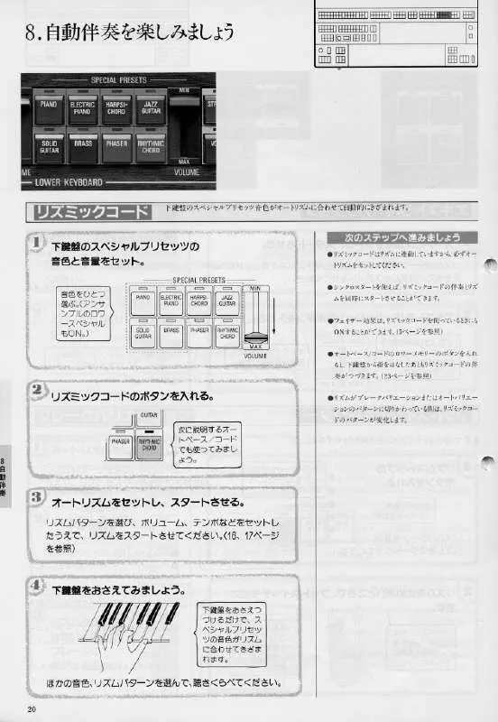 Mode d'emploi YAMAHA FE-60