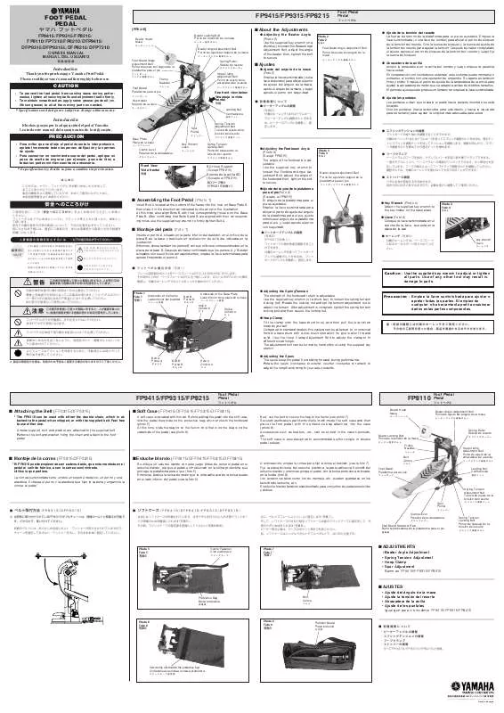 Mode d'emploi YAMAHA FP9000/8000