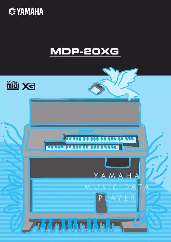 Mode d'emploi YAMAHA MDP-20XG