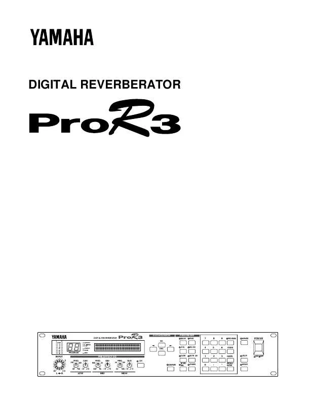 Mode d'emploi YAMAHA PROR3