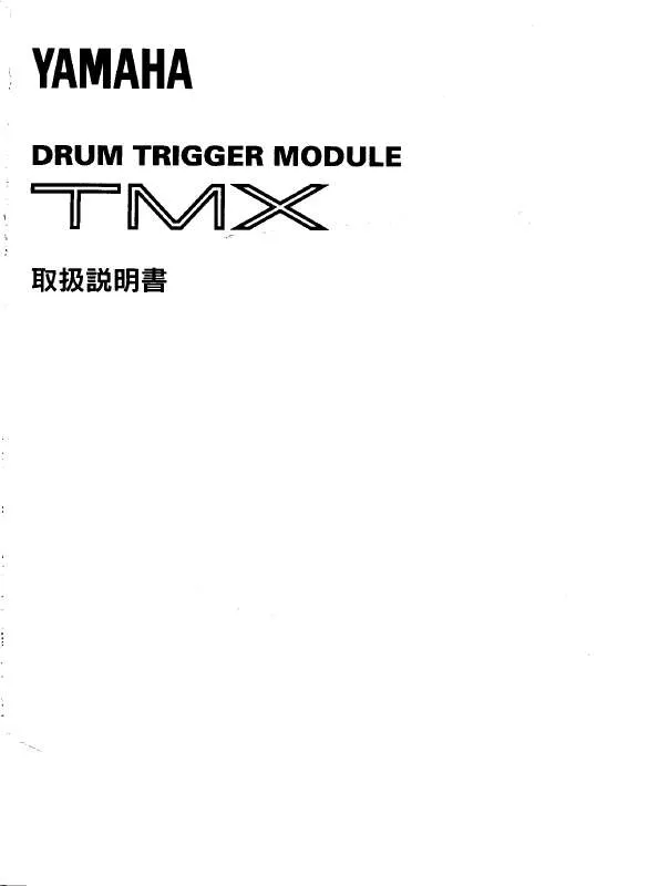 Mode d'emploi YAMAHA TMX