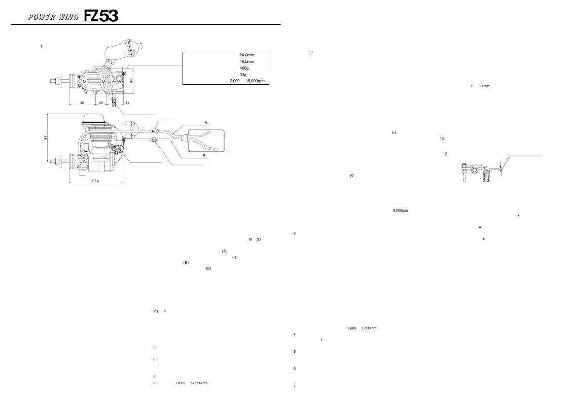 Mode d'emploi YS FZ53